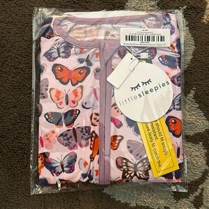 NIB Little sleepies butterfly kisses zippy size 3t